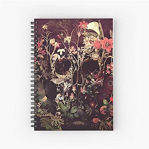 Bloom Skull Spiral Notebook