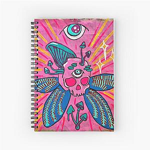 Skull Butterfly handmade illustration Spiral Notebook