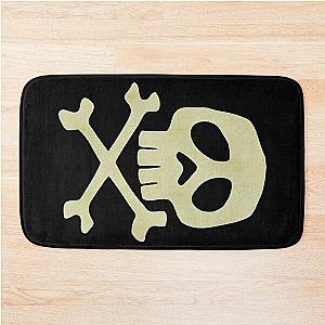 Danzig Style Harlock Skull Crossbones   Jolly Roger Bath Mat