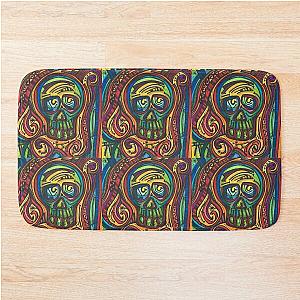 Thoughtful Skull Bath Mat