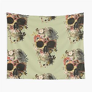 Garden Skull Light Tapestry