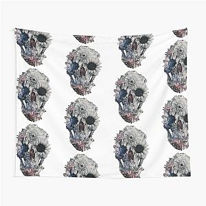 Floral Skull 2 Tapestry