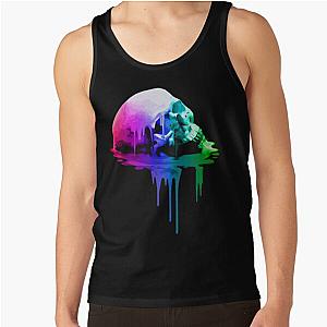 Melting Skull in Vivid Colors Tank Top