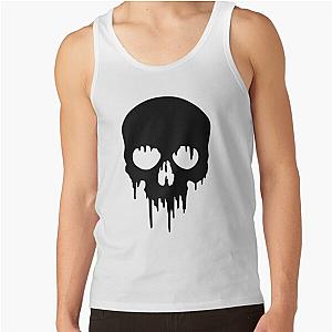 Black Skull dripping Tank Top