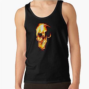 Skull On Fire Tank Top