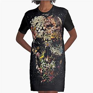 Smyrna Skull Graphic T-Shirt Dress