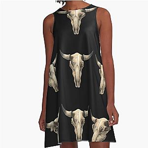 Cow skull A-Line Dress