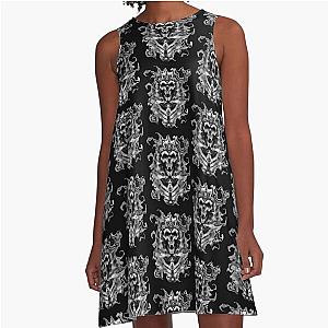 Smoke skull king  A-Line Dress