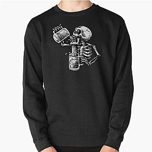 Drunk skull Pullover Sweatshirt