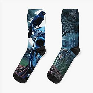 viking skull designs Socks