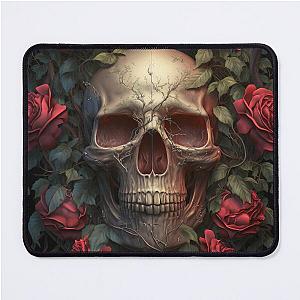 Skull and Roses Mouse Pad