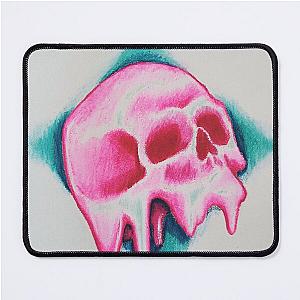 Drippy skull neon Mouse Pad