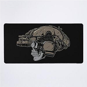 soldier skull Desk Mat