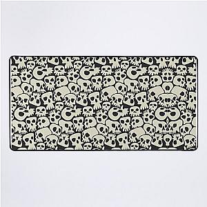 death skull halloween pattern Desk Mat