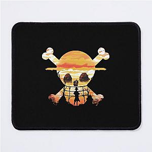 sunset skull Mouse Pad