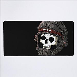 Martian marine helmet with skull. mars. Desk Mat