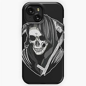 santa muerte skull iPhone Tough Case