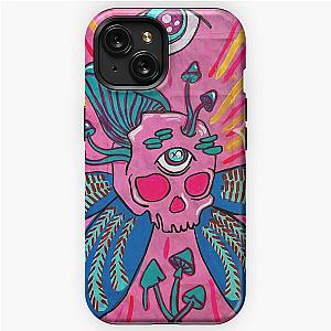 Skull Butterfly handmade illustration iPhone Tough Case