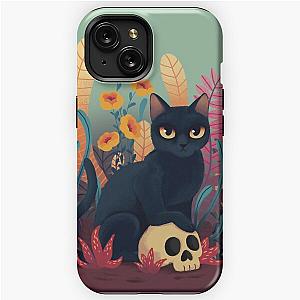 Skull kitty iPhone Tough Case