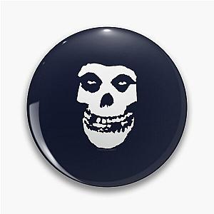 Scary Punk Goth Skull Pin