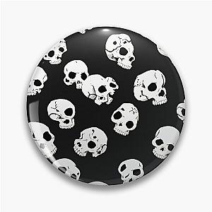 Distorted Skulls Pin