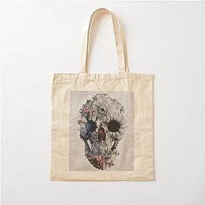 Floral Skull 2 Cotton Tote Bag