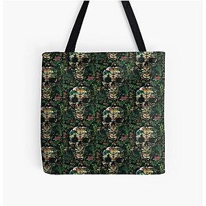 Boho Skull Art Print All Over Print Tote Bag