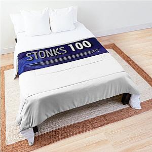 100 Stonks Skyrim Comforter