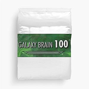 100 Galaxy Brain Skyrim Duvet Cover