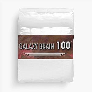 100 Galaxy Brain Skyrim Duvet Cover