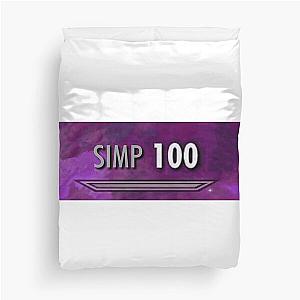100 Simp Skyrim Duvet Cover