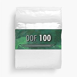 100 Oof Skyrim Duvet Cover