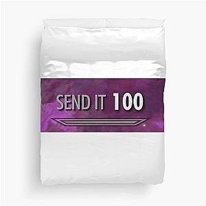 100 Send It Skyrim Duvet Cover