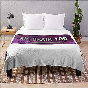 100 Big Brain Skyrim Throw Blanket