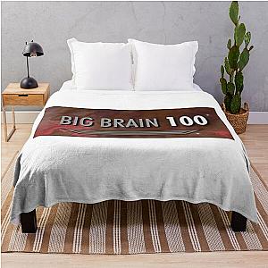 100 Big Brain Skyrim Throw Blanket