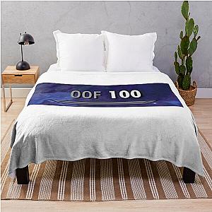 100 Oof Skyrim Throw Blanket