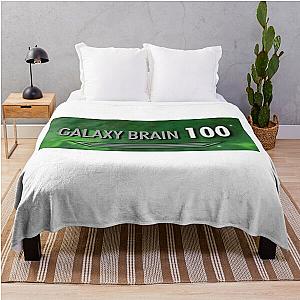 100 Galaxy Brain Skyrim Throw Blanket