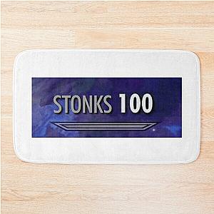 100 Stonks Skyrim Bath Mat