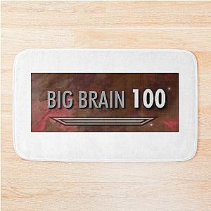 100 Big Brain Skyrim Bath Mat