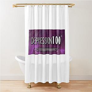 100 Depression Skyrim Shower Curtain