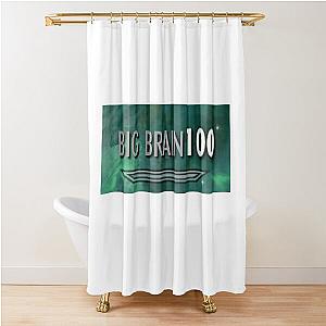 100 Big Brain Skyrim Shower Curtain