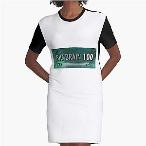 100 Big Brain Skyrim Graphic T-Shirt Dress
