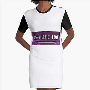 100 Aesthetic Skyrim Graphic T-Shirt Dress