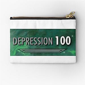 100 Depression Skyrim Zipper Pouch