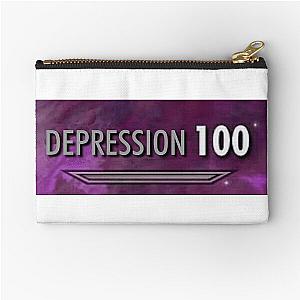 100 Depression Skyrim Zipper Pouch