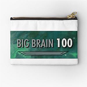 100 Big Brain Skyrim Zipper Pouch