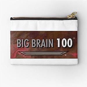 100 Big Brain Skyrim Zipper Pouch