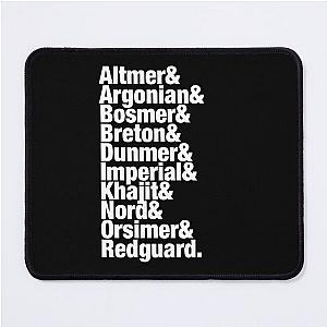 Races of Skyrim Mouse Pad