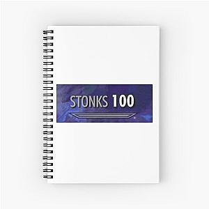 100 Stonks Skyrim Spiral Notebook