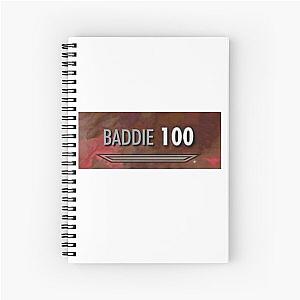 100 Baddie Skyrim Spiral Notebook